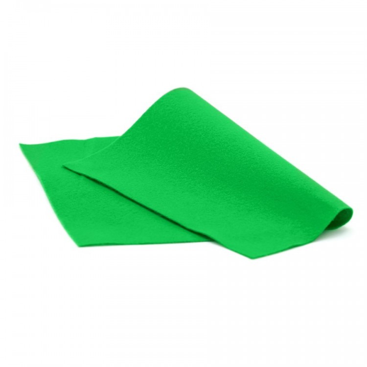 Фетр мягкий, цвет RN-48 (зеленый), погонный метр