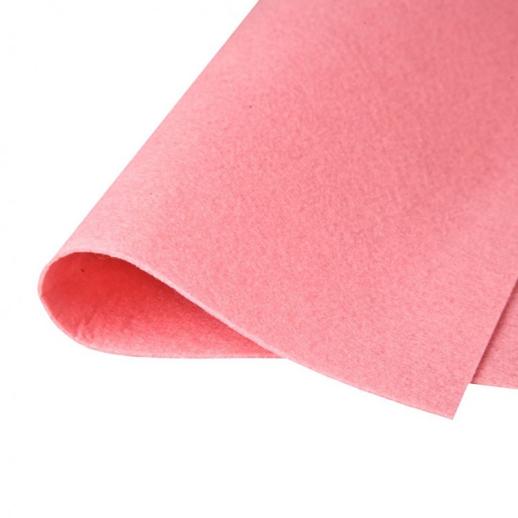 Фетр жесткий, цвет 829 (розовый), погонный метр