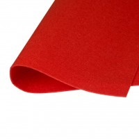 Фетр жесткий, цвет 837 (красный), погонный метр