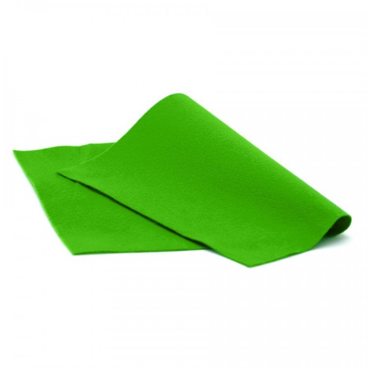 Фетр мягкий, цвет A-29 (ярко-зеленый), погонный метр