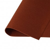 Фетр жесткий, цвет 884 (коричневый), погонный метр