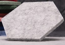 Фетр жесткий, российский, 9 мм, арт. 02 (серый мрамор)